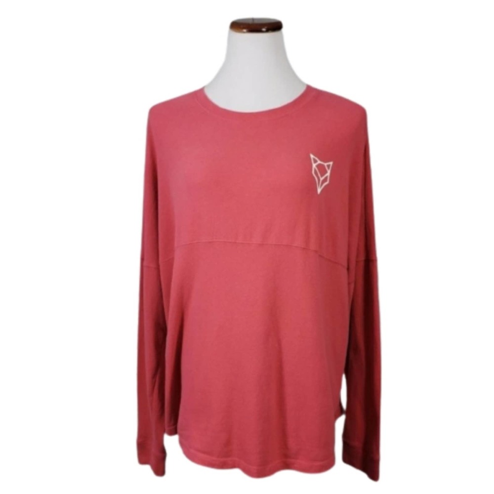 Sweatshirt Coral Sz Lg PRINCE AND FOX Big Logo